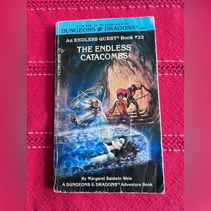 Rare Endless Quest #22: The Endless Catacombs CYOA D&D RPG Adventure
Gamebook